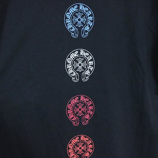 CHROME HEARTS Multi-Color Horseshoe T-Shirt Black Size M