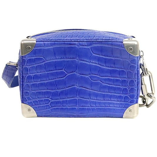 Louis Vuitton Soft Trunk Crocodile Bag Blue Size ONE SIZE