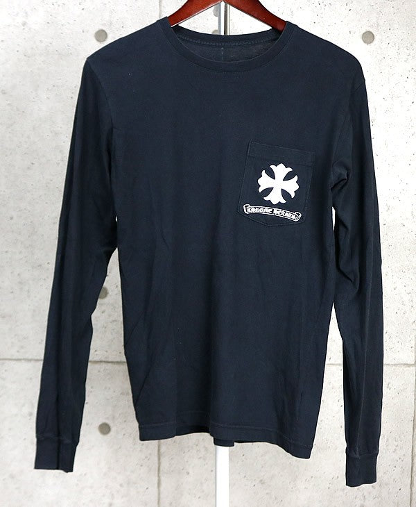 CHROME HEARTS CH Plus Circle Logo Long T-Shirt Black