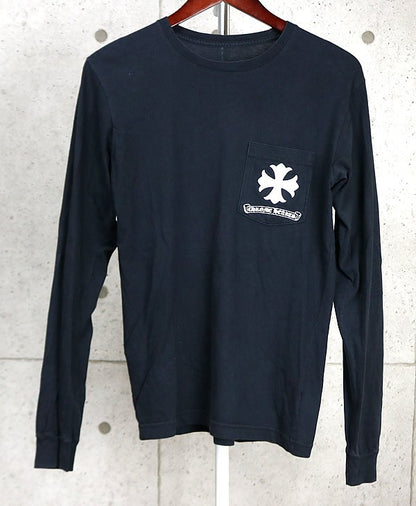 CHROME HEARTS CH Plus Circle Logo Long T-Shirt Black
