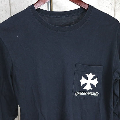CHROME HEARTS CH Plus Circle Logo Long T-Shirt Black