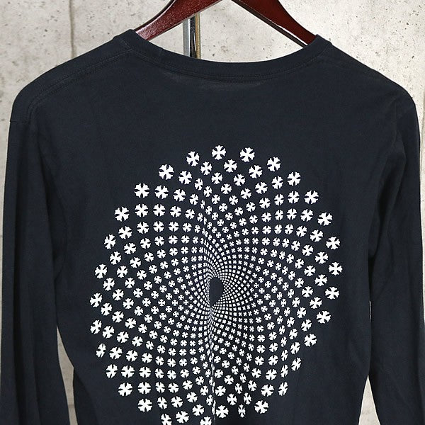 CHROME HEARTS CH Plus Circle Logo Long T-Shirt Black