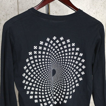 CHROME HEARTS CH Plus Circle Logo Long T-Shirt Black