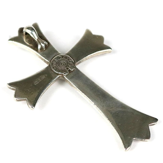 CHROME HEARTS SV925 Large Cross Pendant Charm Silver