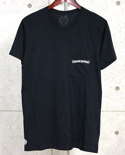 CHROME HEARTS CH Plus Scroll Label T-Shirt Black Size L