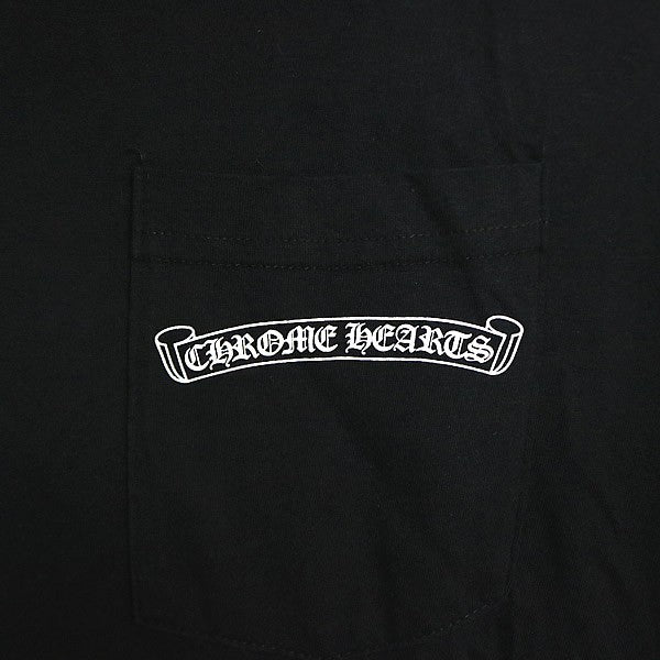 CHROME HEARTS CH Plus Scroll Label T-Shirt Black Size L