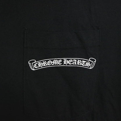 CHROME HEARTS CH Plus Scroll Label T-Shirt Black Size L