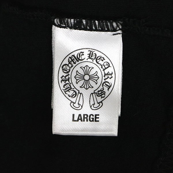 CHROME HEARTS CH Plus Scroll Label T-Shirt Black Size L