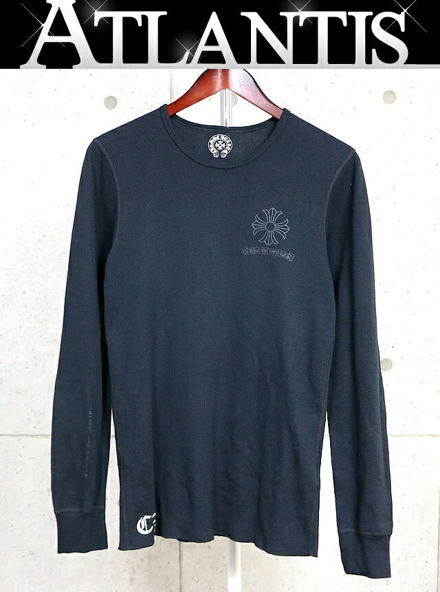 CHROME HEARTS Old Circle CH Plus Thermal Tee Black Size M