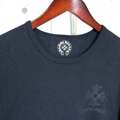 CHROME HEARTS Old Circle CH Plus Thermal Tee Black Size M