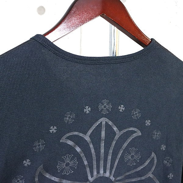 CHROME HEARTS Old Circle CH Plus Thermal Tee Black Size M