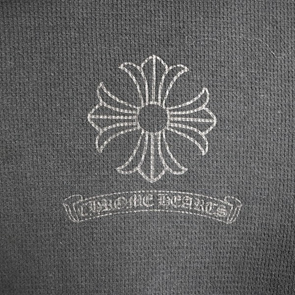 CHROME HEARTS Old Circle CH Plus Thermal Tee Black Size M