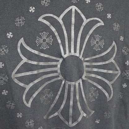 CHROME HEARTS Old Circle CH Plus Thermal Tee Black Size M
