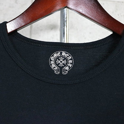 CHROME HEARTS Old Circle CH Plus Thermal Tee Black Size M