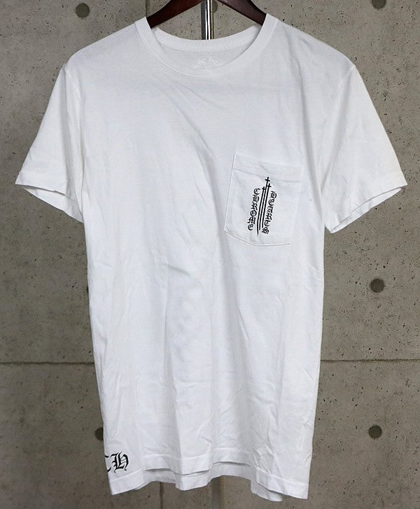 CHROME HEARTS R3S Logo T-Shirt White Size M