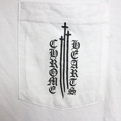 CHROME HEARTS R3S Logo T-Shirt White Size M