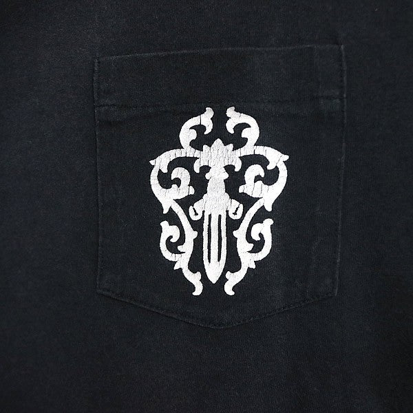 CHROME HEARTS Vintage Vine Dagger T-Shirt Black Size S