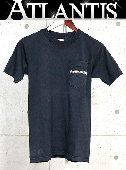 CHROME HEARTS Vintage Back Flare Knee T-Shirt Black Size S