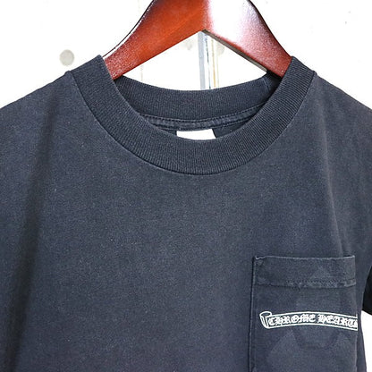 CHROME HEARTS Vintage Back Flare Knee T-Shirt Black Size S