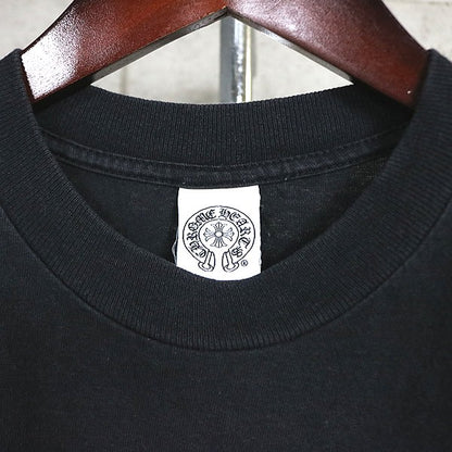CHROME HEARTS Vintage Back Flare Knee T-Shirt Black Size S