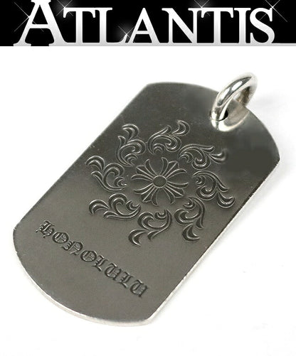 CHROME HEARTS Honolulu Limited Large Dog Tag SV925 Silver