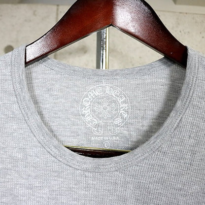 CHROME HEARTS Vine Dagger Thermal Long T-Shirt Gray Size L