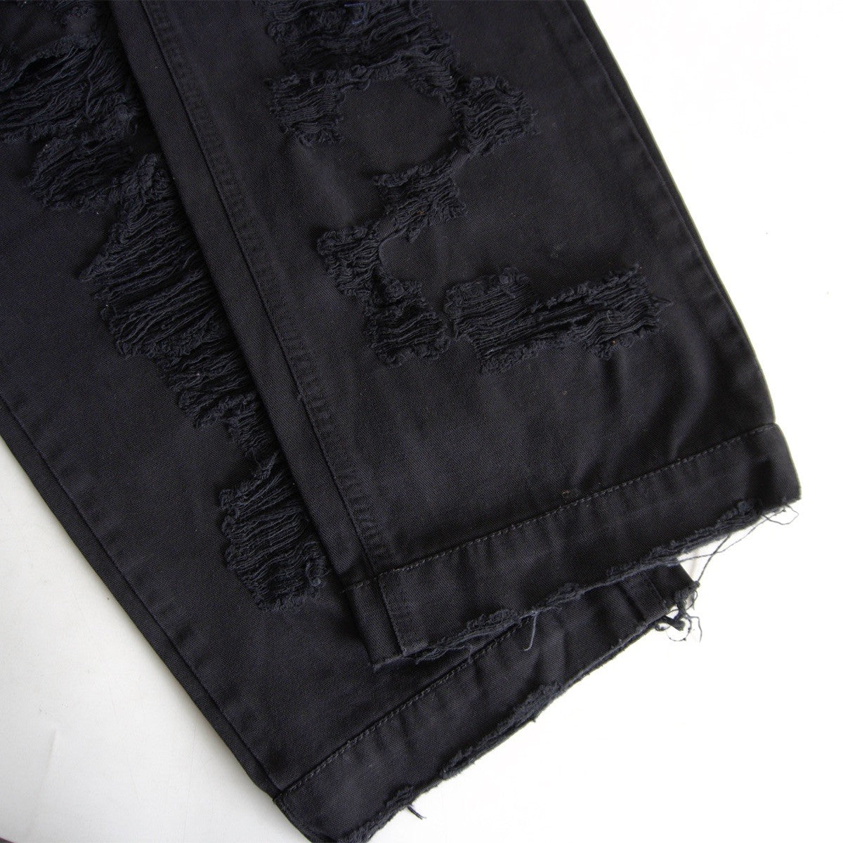 DOLCE&GABBANA Distressed Black Denim Size 32