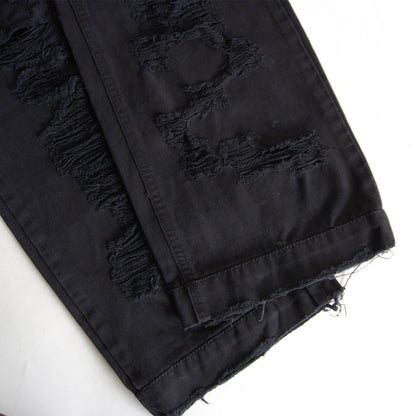 DOLCE&GABBANA Distressed Black Denim Size 32