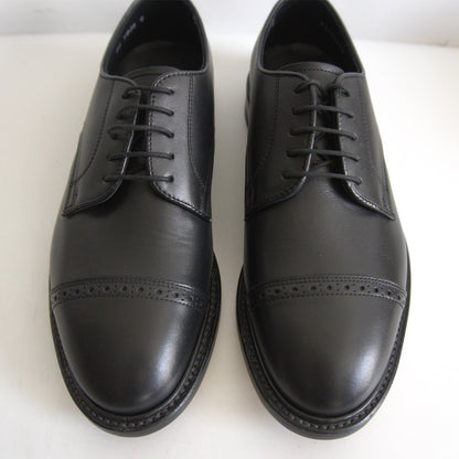 REGAL Medallion Tip Leather Business Shoes Black Size 6