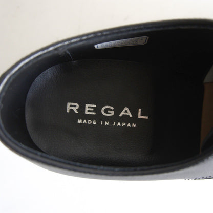 REGAL Medallion Tip Leather Business Shoes Black Size 6