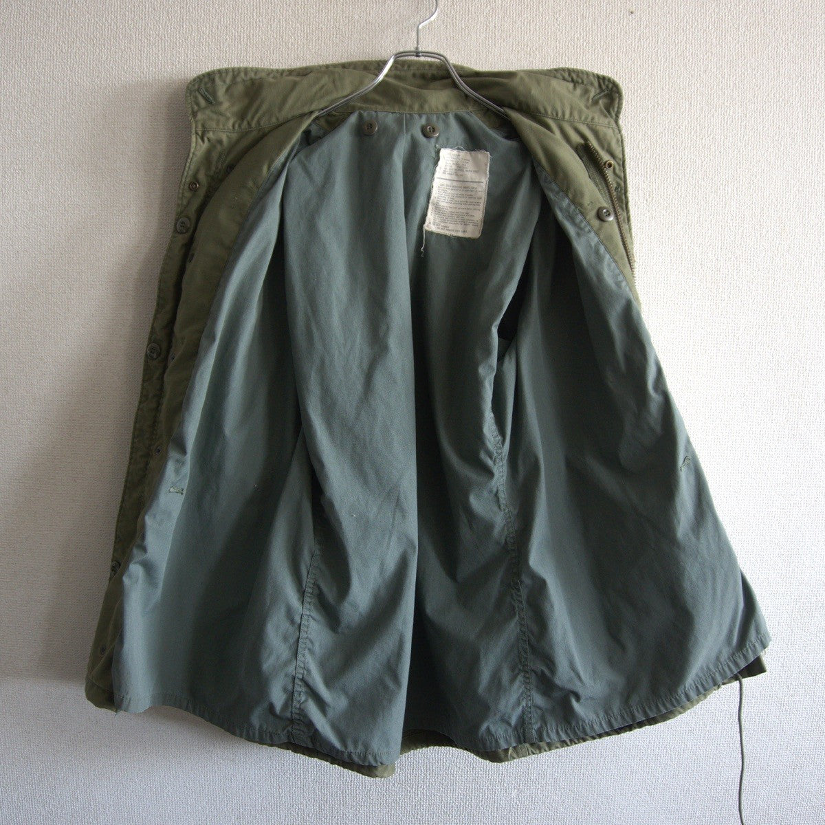 US ARMY 70s M-65 Jacket Gray Liner Size SMALL-REGULAR