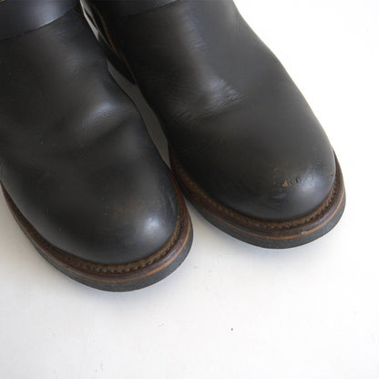 REDWING 2268 Tea-Core Leather Engineer Boots Black Size 8.5