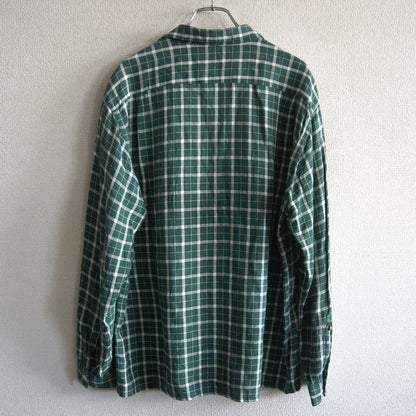 Nelson Paige 50s Vintage Open Collar Rayon Check Size ML