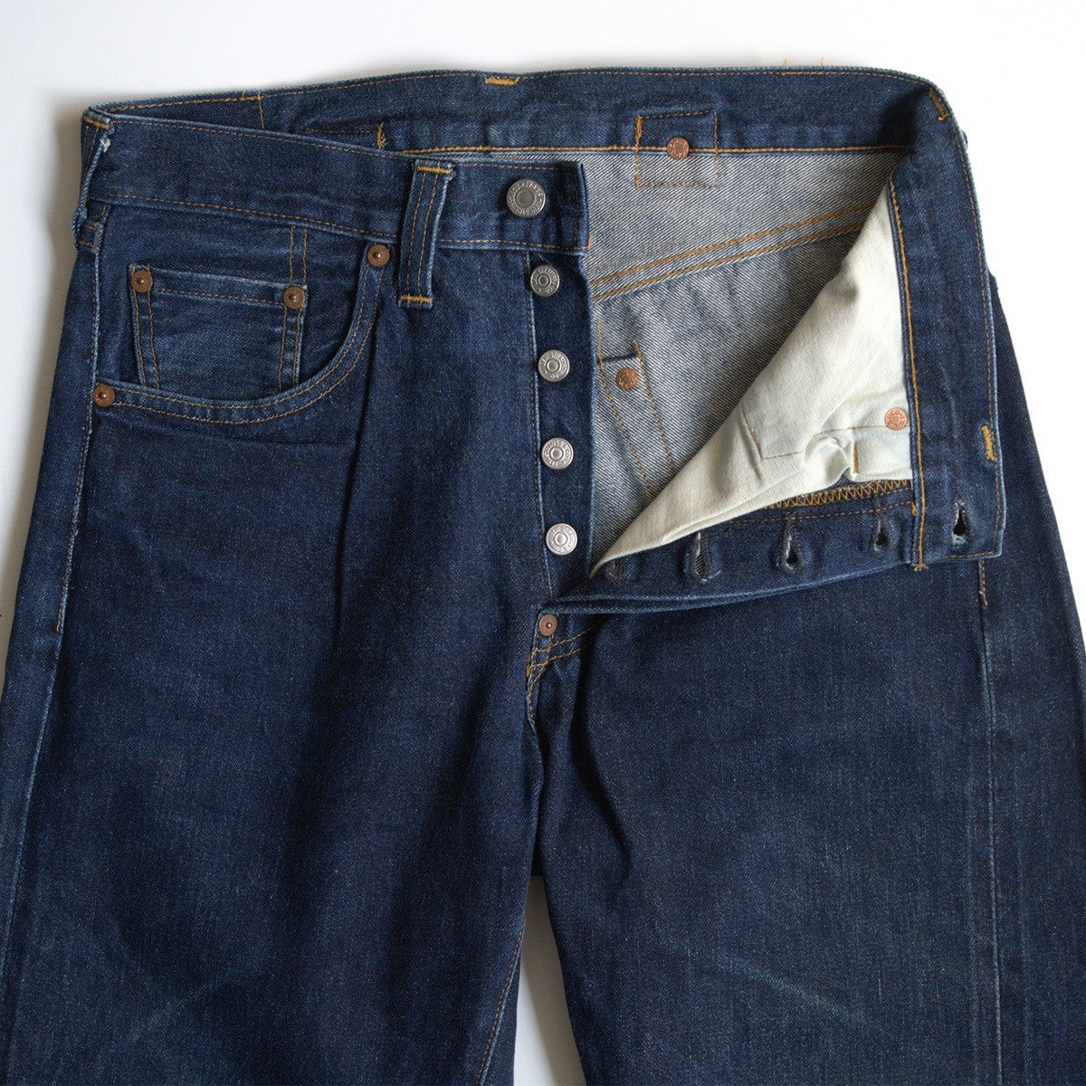 LEVI'S 201XX Big E Valencia Denim Pants Size 32×36