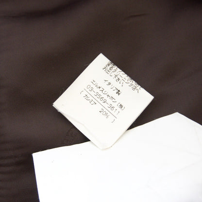 HERMES Wool Cashmere Pinstripe 3B Tailored Jacket Size L
