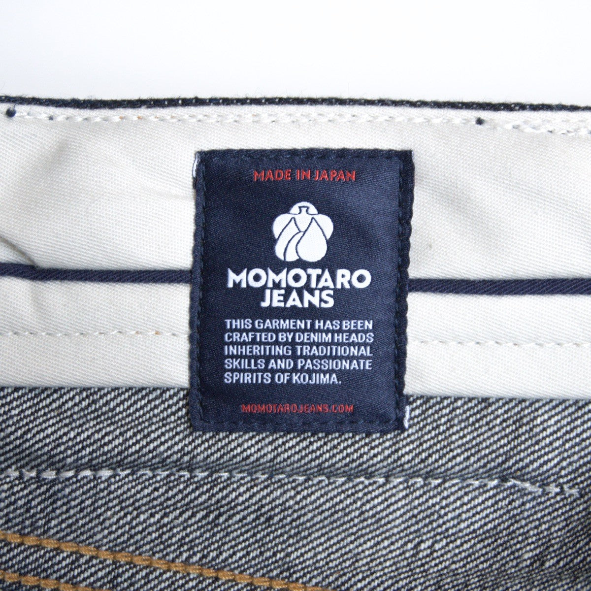 MOMOTARO JEANS #100 Standard Straight 14.7oz Indigo Size 32