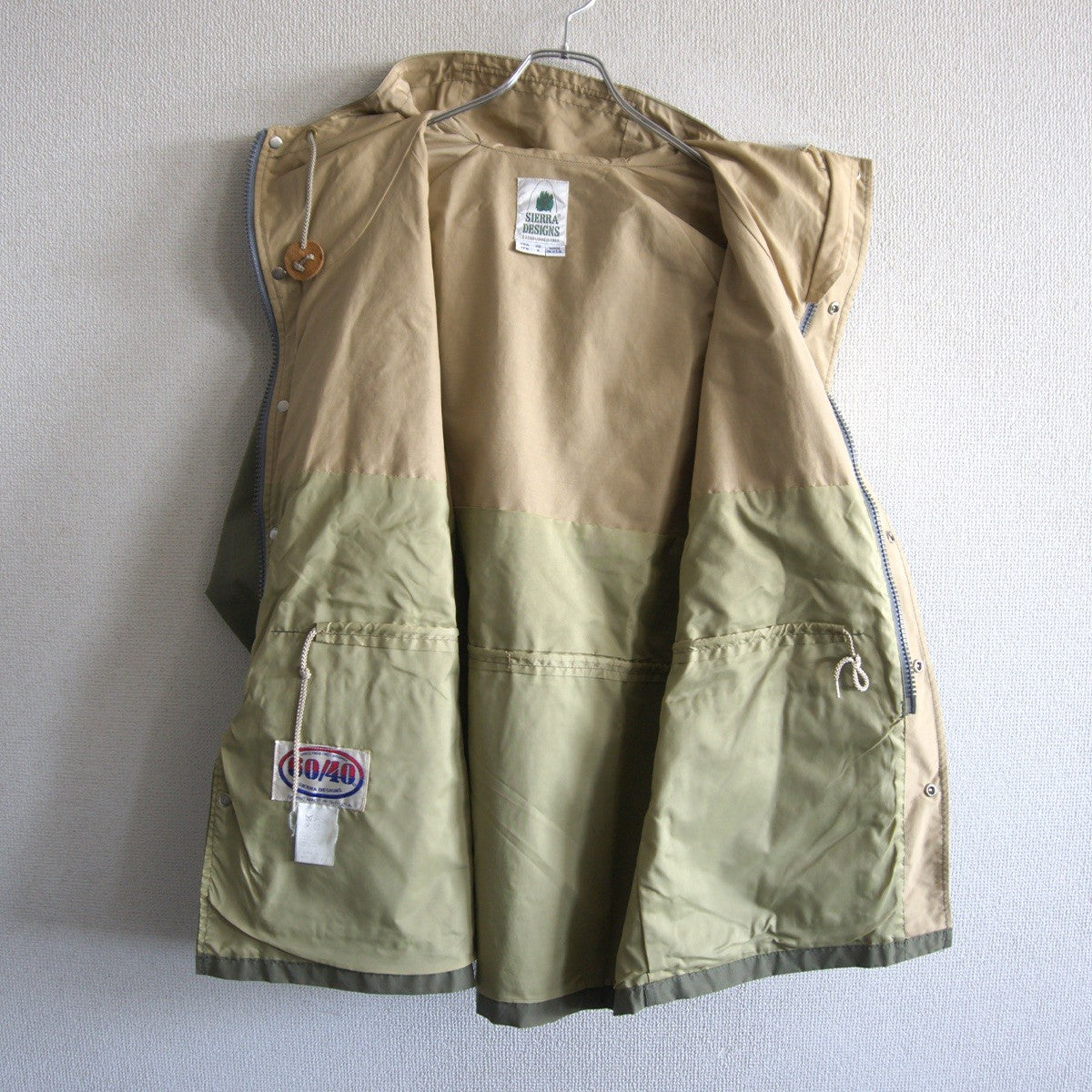 Sierra Designs USA 60/40 Cloth Mountain Parka Khaki Size S
