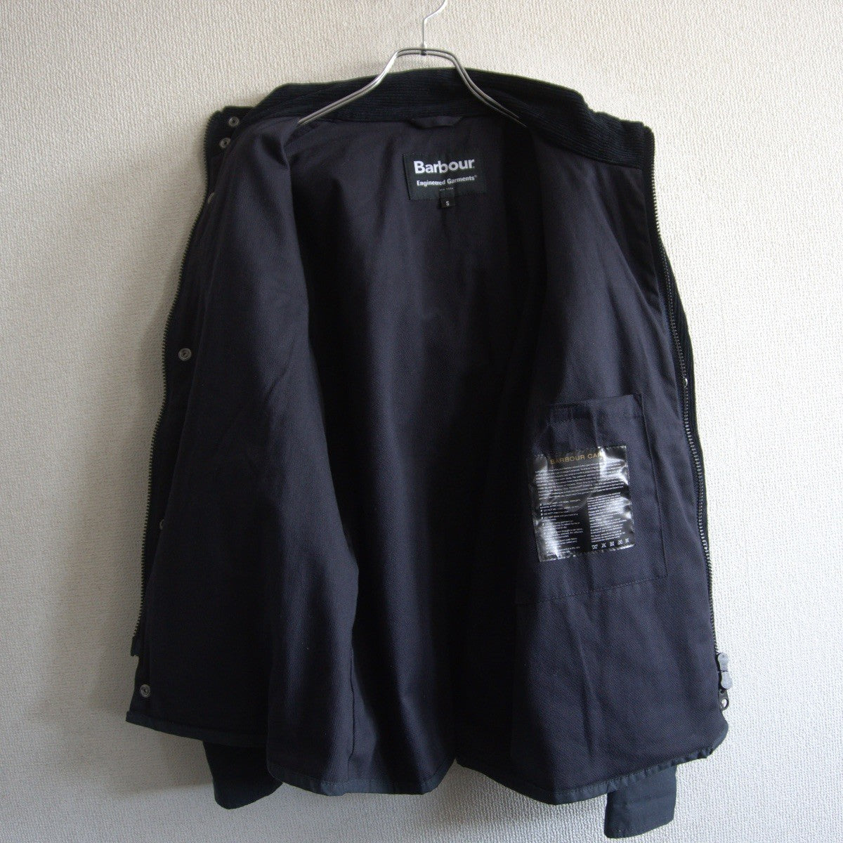 Barbour x EG Cowen Wax Jacket Black Size M