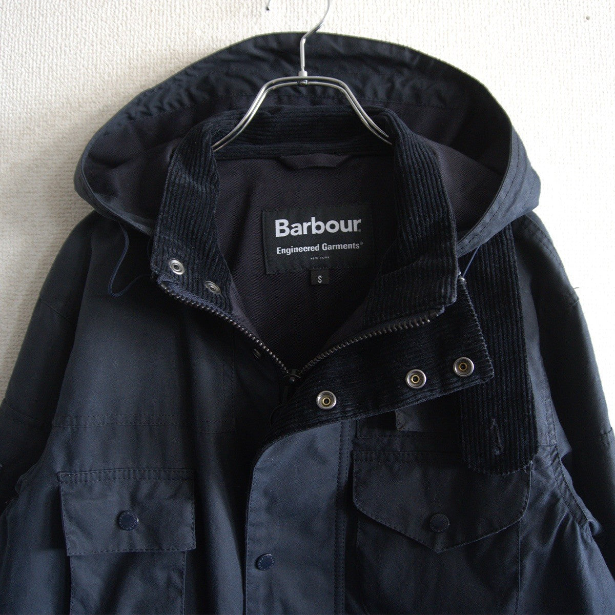 Barbour x EG Cowen Wax Jacket Black Size M