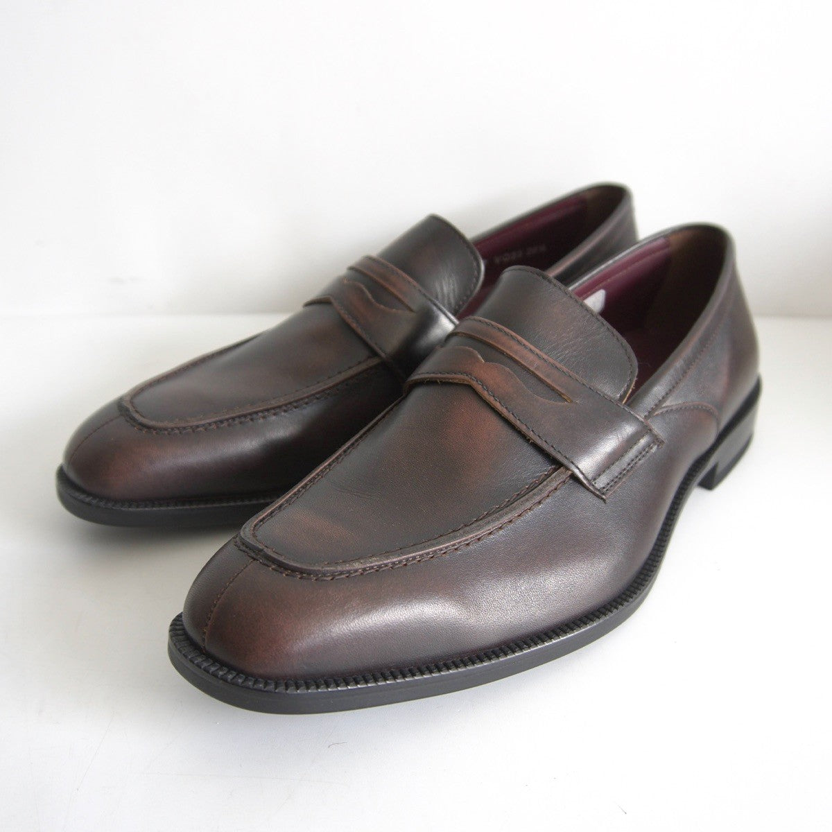 REGAL VO53 Loafer Leather Shoes Made in Japan Brown Size 8.5
