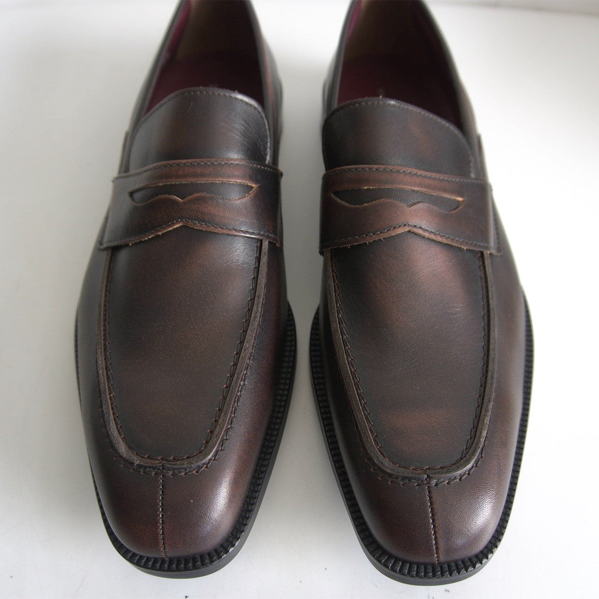 REGAL VO53 Loafer Leather Shoes Made in Japan Brown Size 8.5