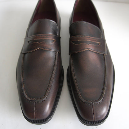 REGAL VO53 Loafer Leather Shoes Made in Japan Brown Size 8.5