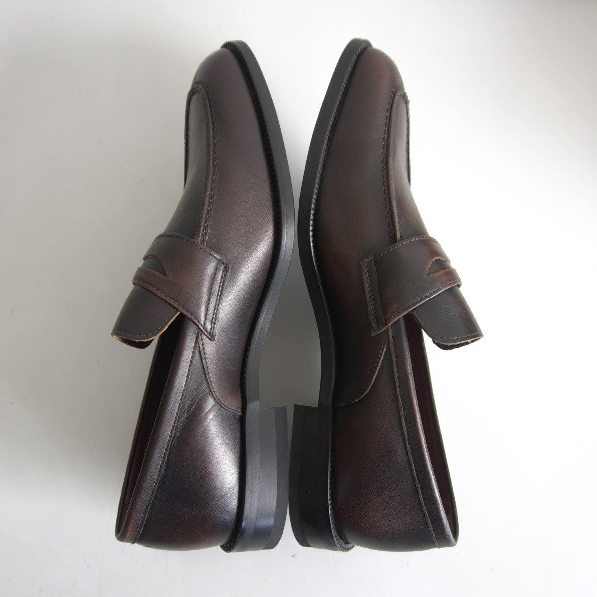 REGAL VO53 Loafer Leather Shoes Made in Japan Brown Size 8.5