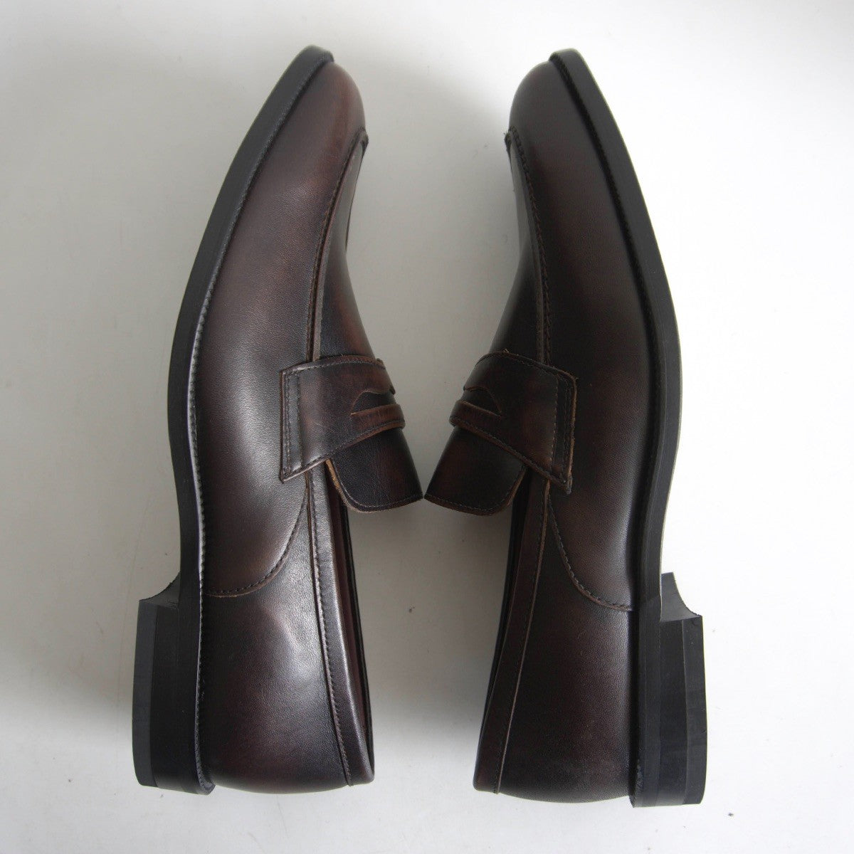 REGAL VO53 Loafer Leather Shoes Made in Japan Brown Size 8.5