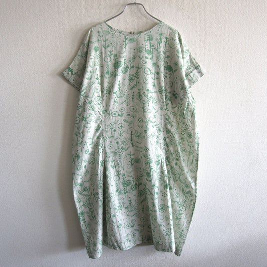mina perhonen "letter of flower" Textile Dress Size 38