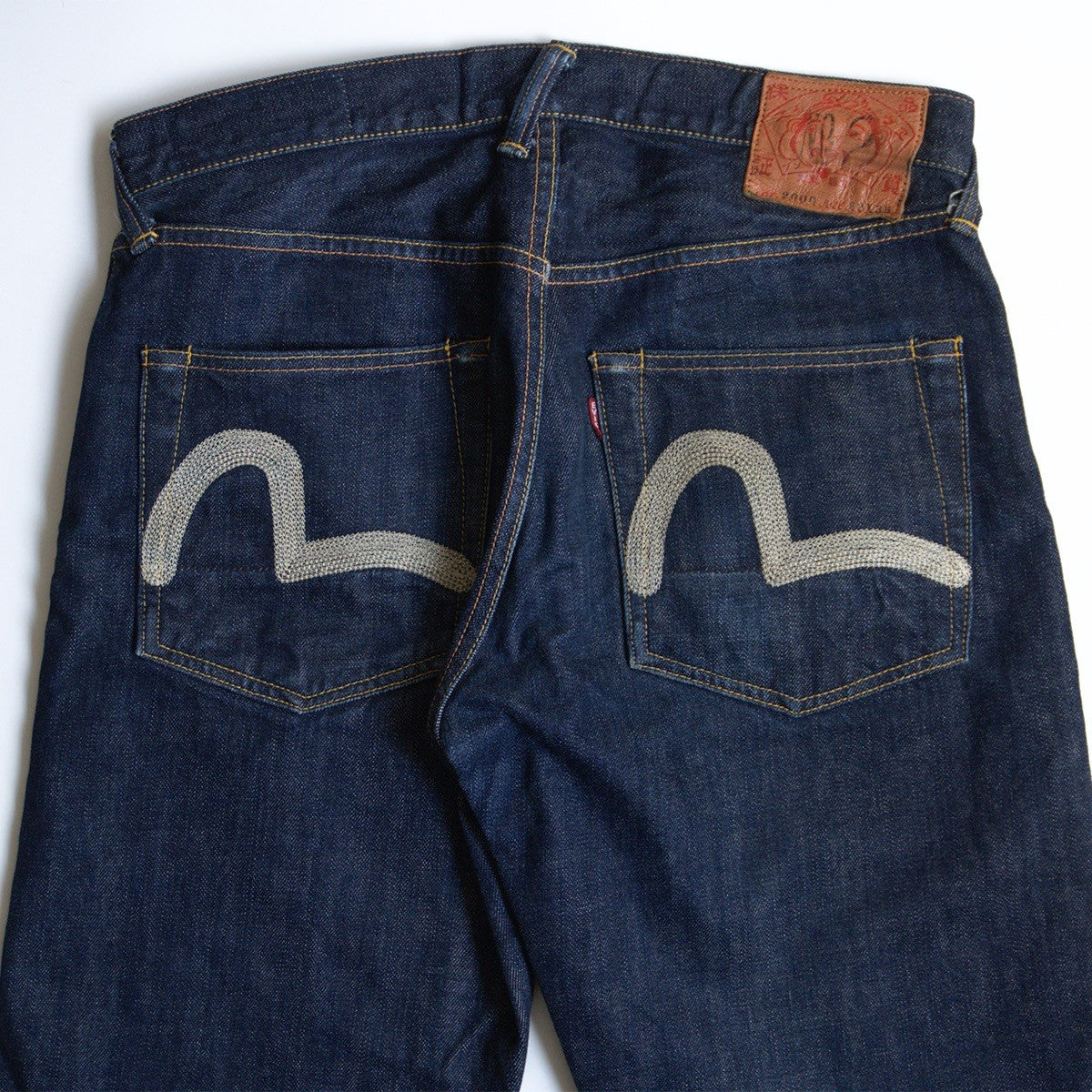 EVISU LOT.2000 Dark Indigo Denim Pants Size 32×35