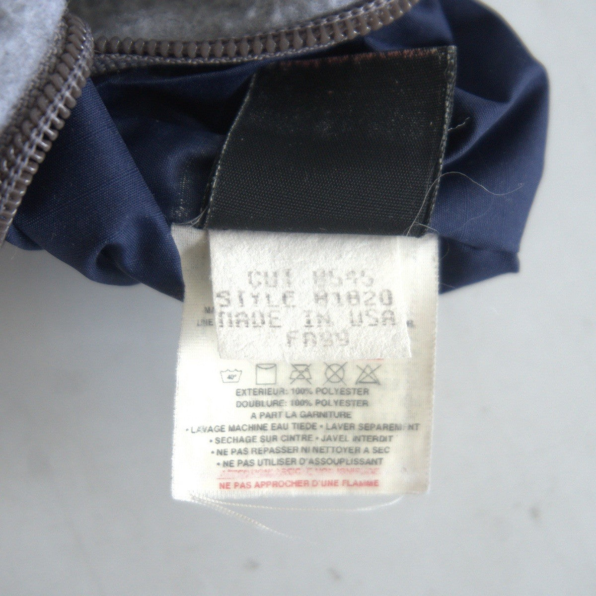 PATAGONIA 90s USA Glissade Reversible Fleece Gray Size S