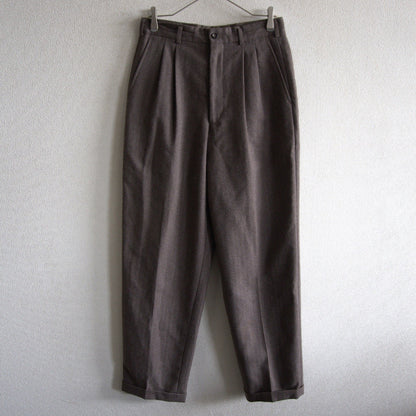 COMME des GARCONS HOMME 90s 2-Pleat Trousers Brown Size 32