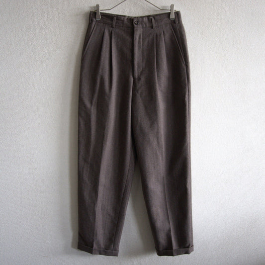 COMME des GARCONS HOMME 90s 2-Pleat Trousers Brown Size 32