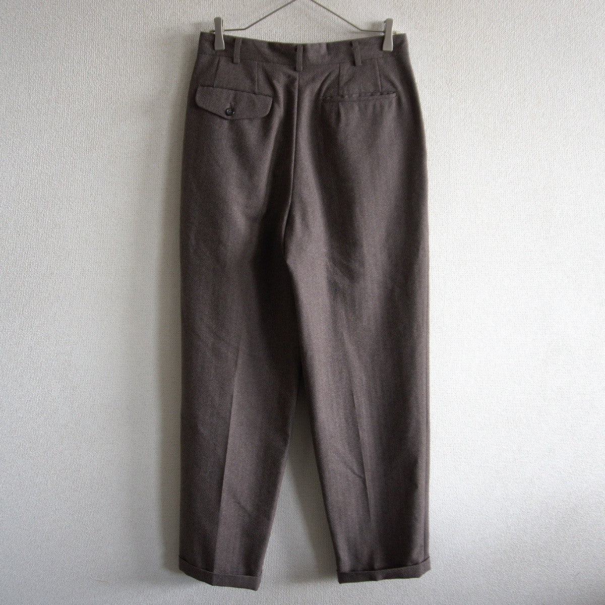 COMME des GARCONS HOMME 90s 2-Pleat Trousers Brown Size 32